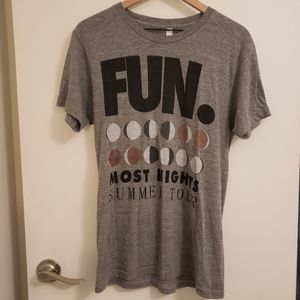 fun. "Most Nights" 2013 Tour T-Shirt
